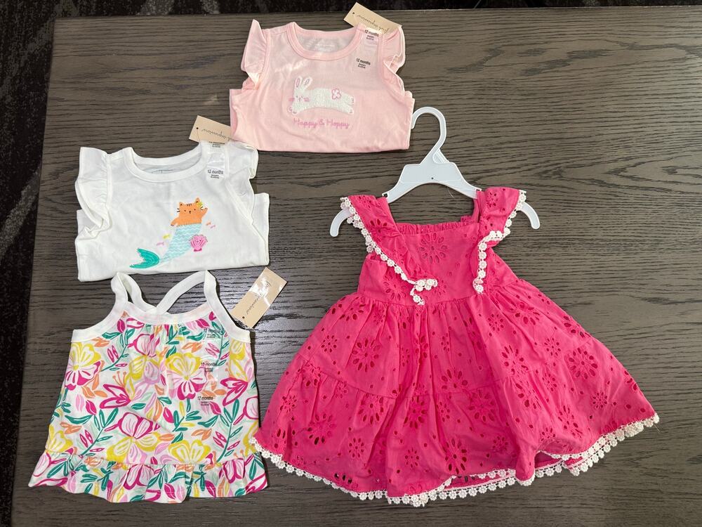 New Girls Dress and Top Bundle-12mths (Retail $84)